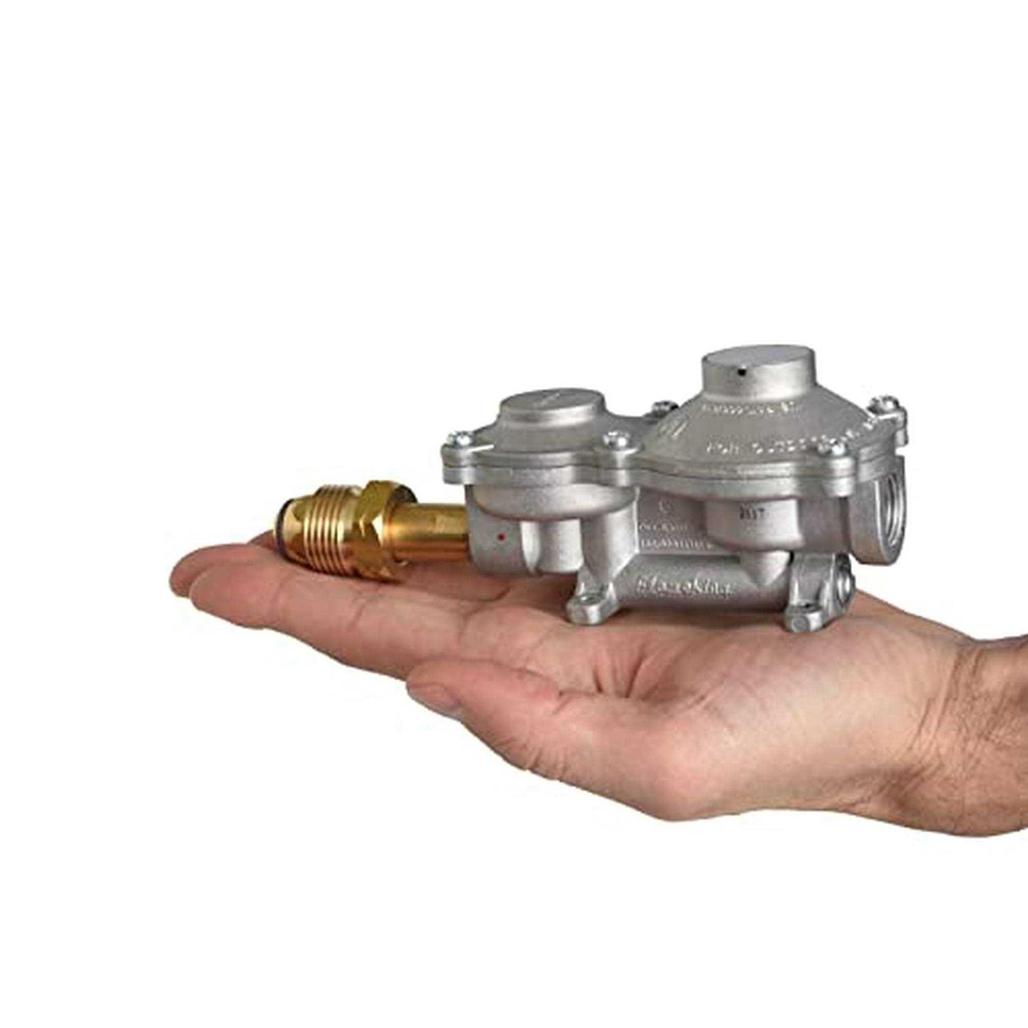 Flame King 12 ft. LP Regulator Hose with 3/8 in. Quick Connect for Heater - Zenithce