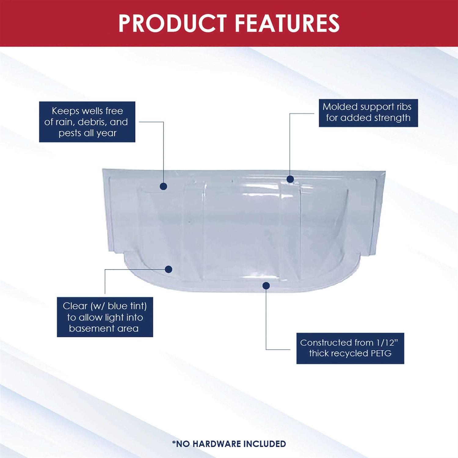 Shape Products 37 in. x 12 in. x Steel Straight Area Window Well 3718AW - Zenithce
