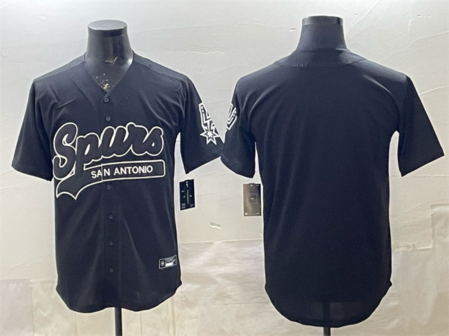 San Antonio Spurs Blank Black Stitched Jersey - Zenithce