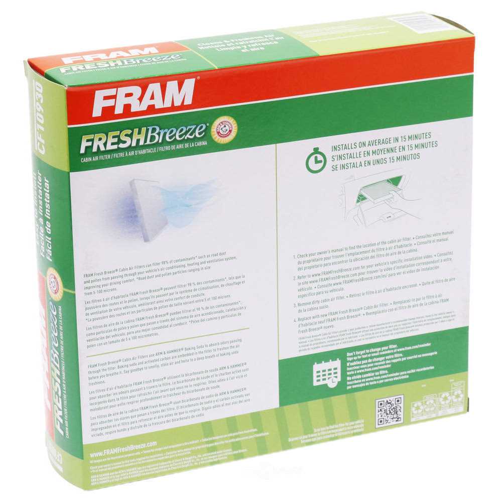 Fram CF10709 Fresh Breeze Cabin Air Filter - Zenithce