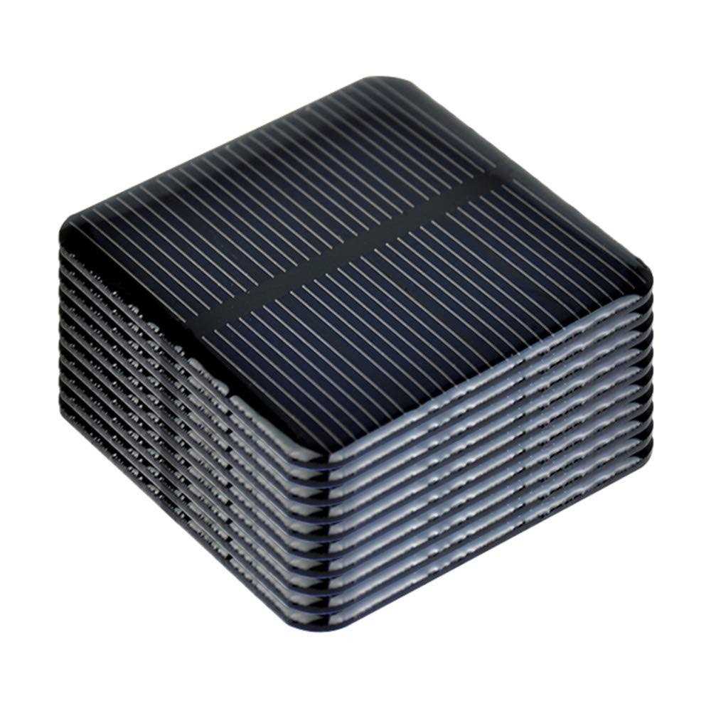 SUNYIMA 100pcs Mini Solar Cells 0.5V 0.4W Micro Thin Polycrystalline Silicon Solar Panels DIY 52 x 52mm/2x2inch - Zenithce
