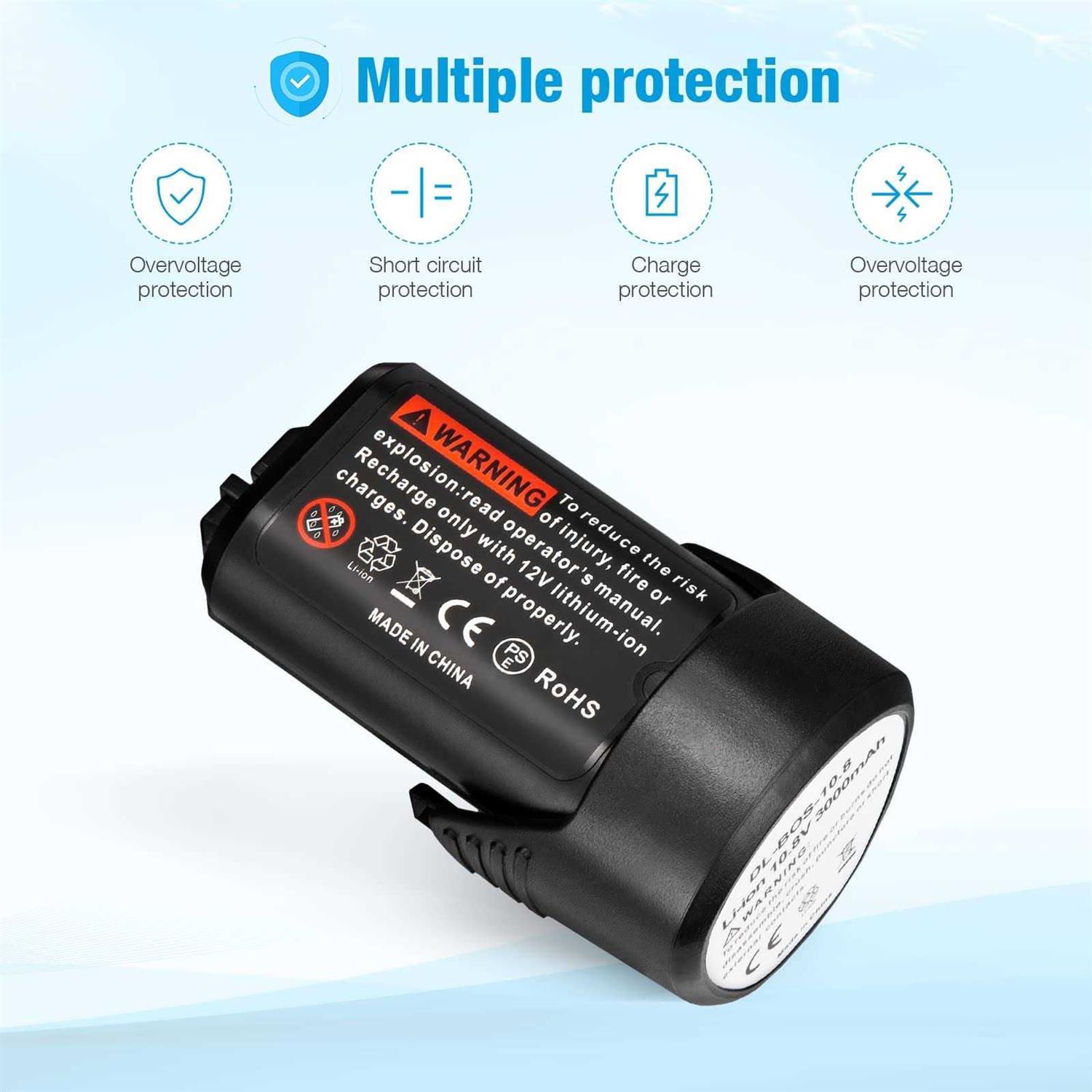 Powerextra 6.0Ah 20V High Capacity Lithium Battery for Porter Cable Pcc685l Pcc682l - Zenithce