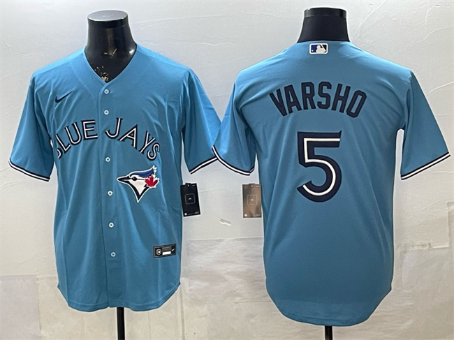 Toronto Blue Jays #5 Daulton Varsho Light Blue 2025 Cool Base Stitched Jersey - Zenithce