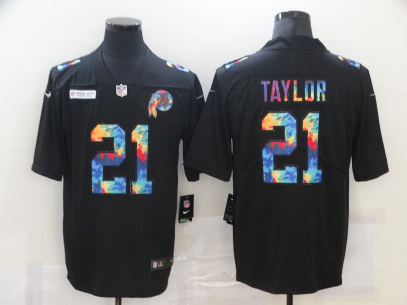 Washington Football Team #21 Sean Taylor 2020 Black Crucial Catch Limited Stitched Jersey - Zenithce