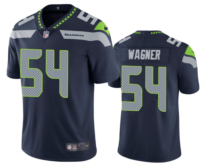 Seattle Seahawks #54 Bobby Wagner Navy Vapor Untouchable Limited Stitched Jersey - Zenithce