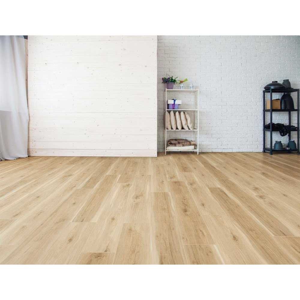 Style Selections Mesa Beige Glazed Porcelain Stone Look Floor and Wall Tile - Zenithce