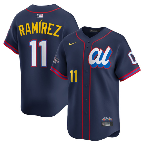 American League #11 José Ramírez Navy 2025 All-Star Edition Limited Stitched Jersey - Zenithce