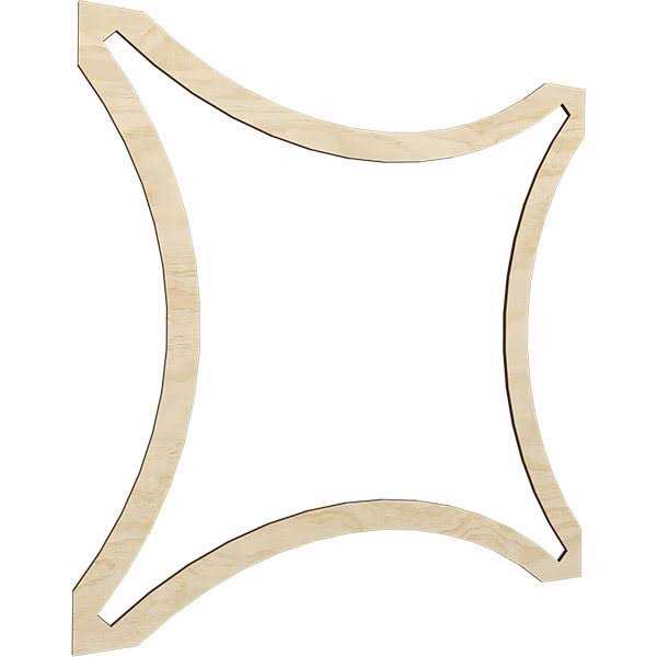 Ekena Millwork 42 3/8W x 8 3/8H x 2 1/2P Kendall Center with Scrolls Onlay ONL42X08KD - Zenithce