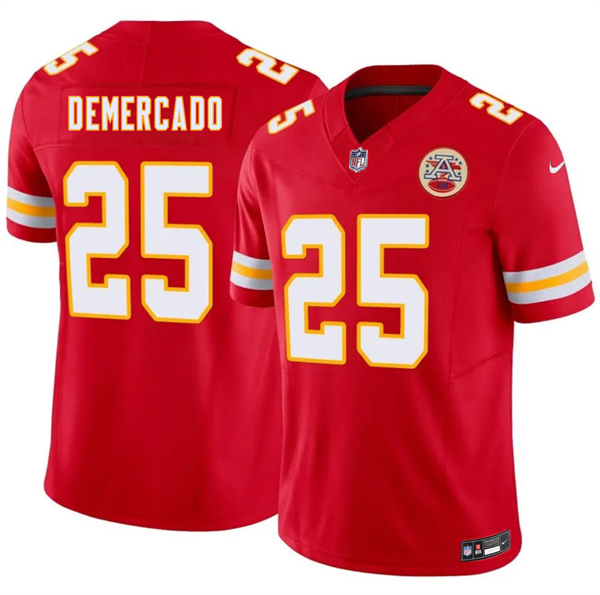 Kansas City Chiefs #25 Emari Demercado Red 2026 F.U.S.E. Vapor Untouchable Limited Stitched Jersey - Zenithce