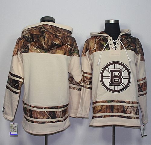Bruins Blank Cream Camo Stitched Jersey - Zenithce