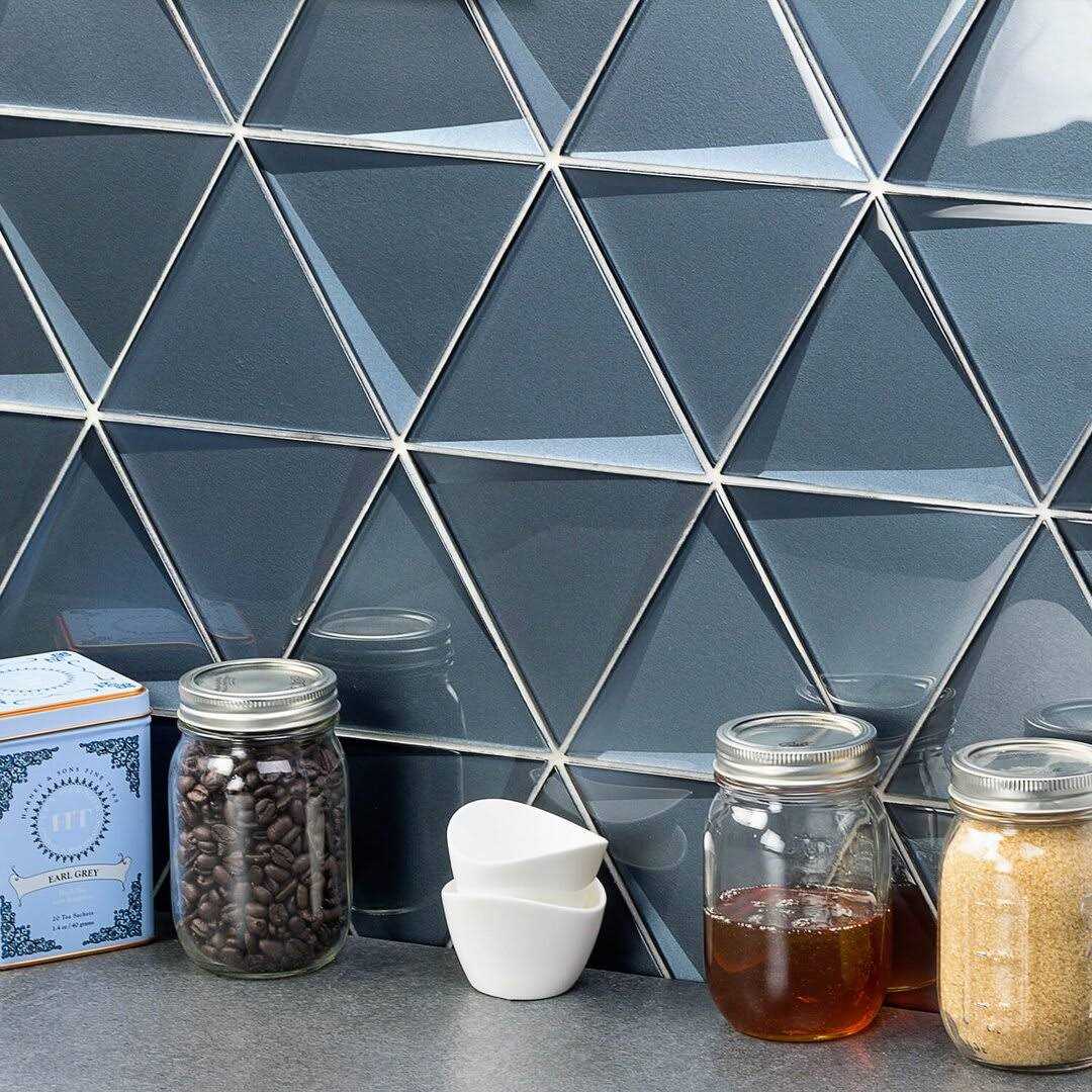 Wister 5 x 6 Glass Random Mosaic Wall Tile Ivy Hill Tile - Zenithce