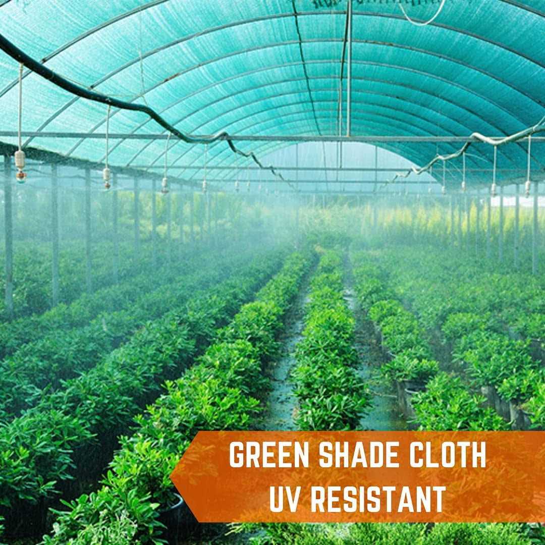 Farm Plastic Supply Green Cloth 70% Mesh Fabric for Fence Privacy Screen Garden - Zenithce