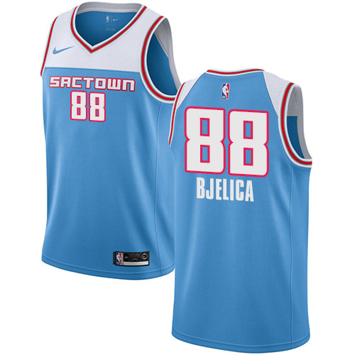 Kings #88 Nemanja Bjelica Blue Swingman City Edition Jersey - Zenithce