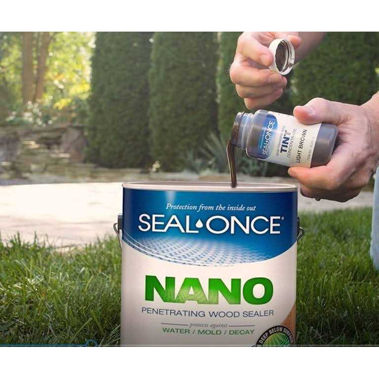 Seal-Once Nano+Poly Premium Wood Sealer - Zenithce