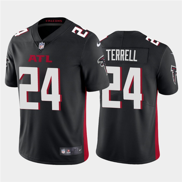 Atlanta Falcons #24 A.J. Terrell 2020 Black Vapor Untouchable Limited Stitched Jersey - Zenithce