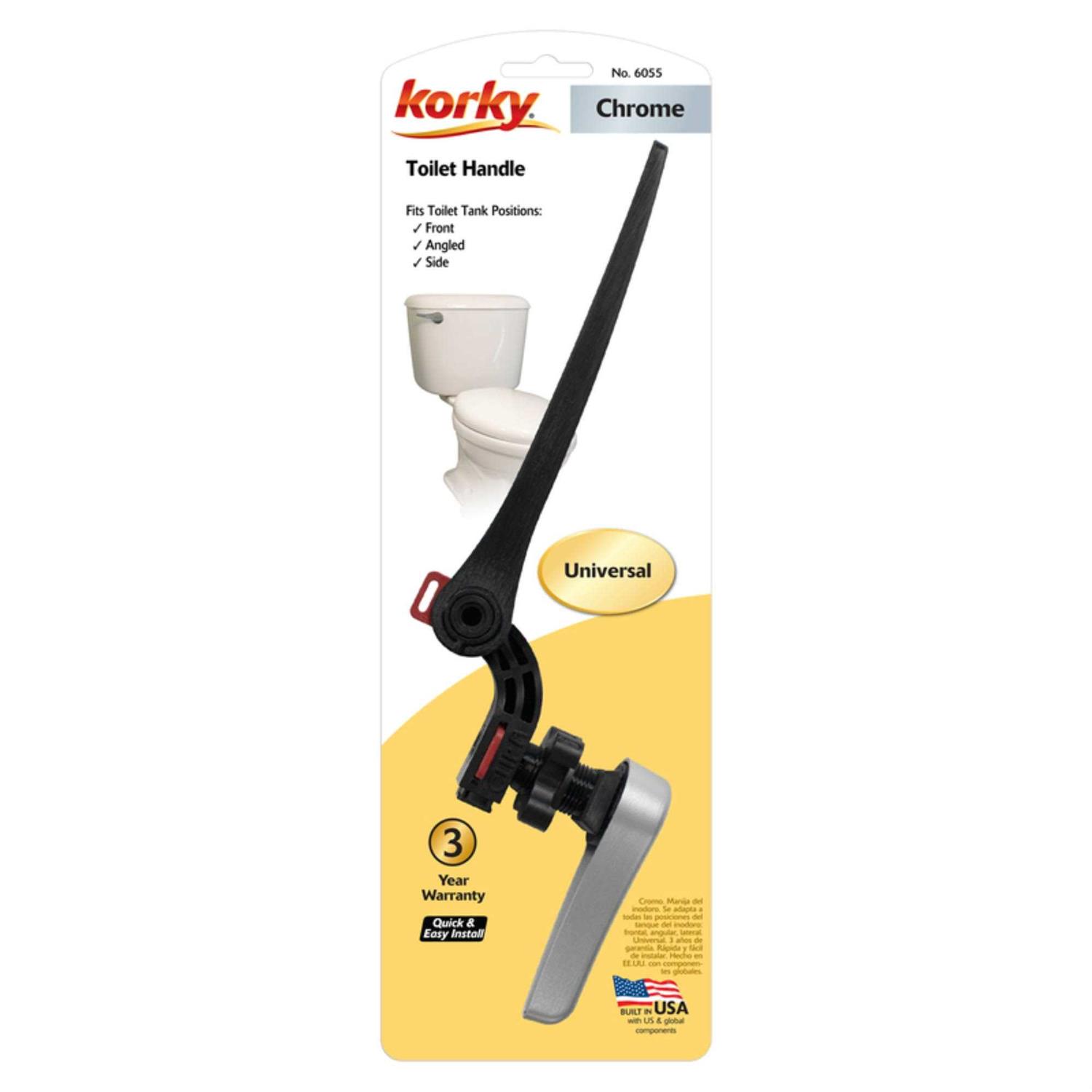 Korky Black Toilet Flapper - Zenithce
