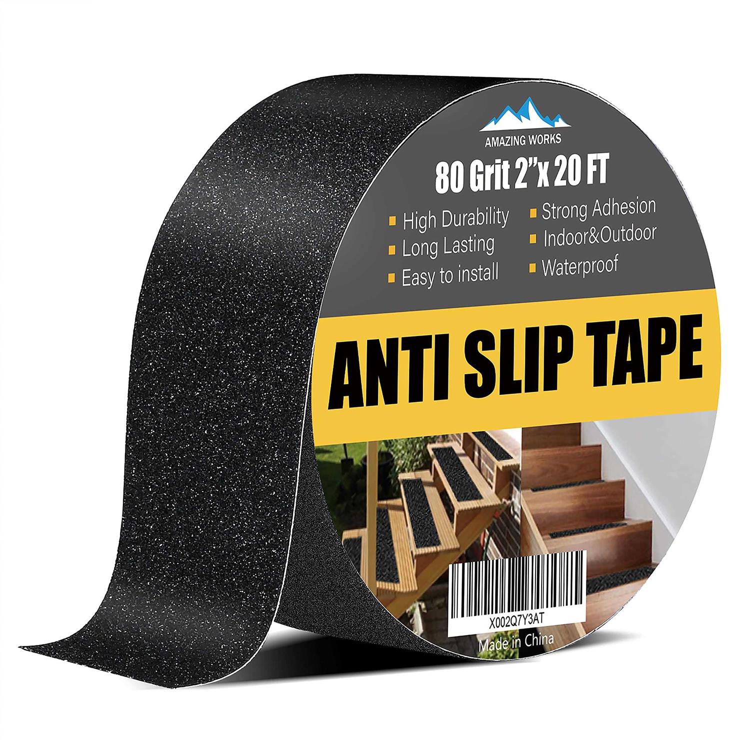 Grip Tape 2-pack Heavy Duty Anti Slip Tape With 80 Grit Traction - Zenithce