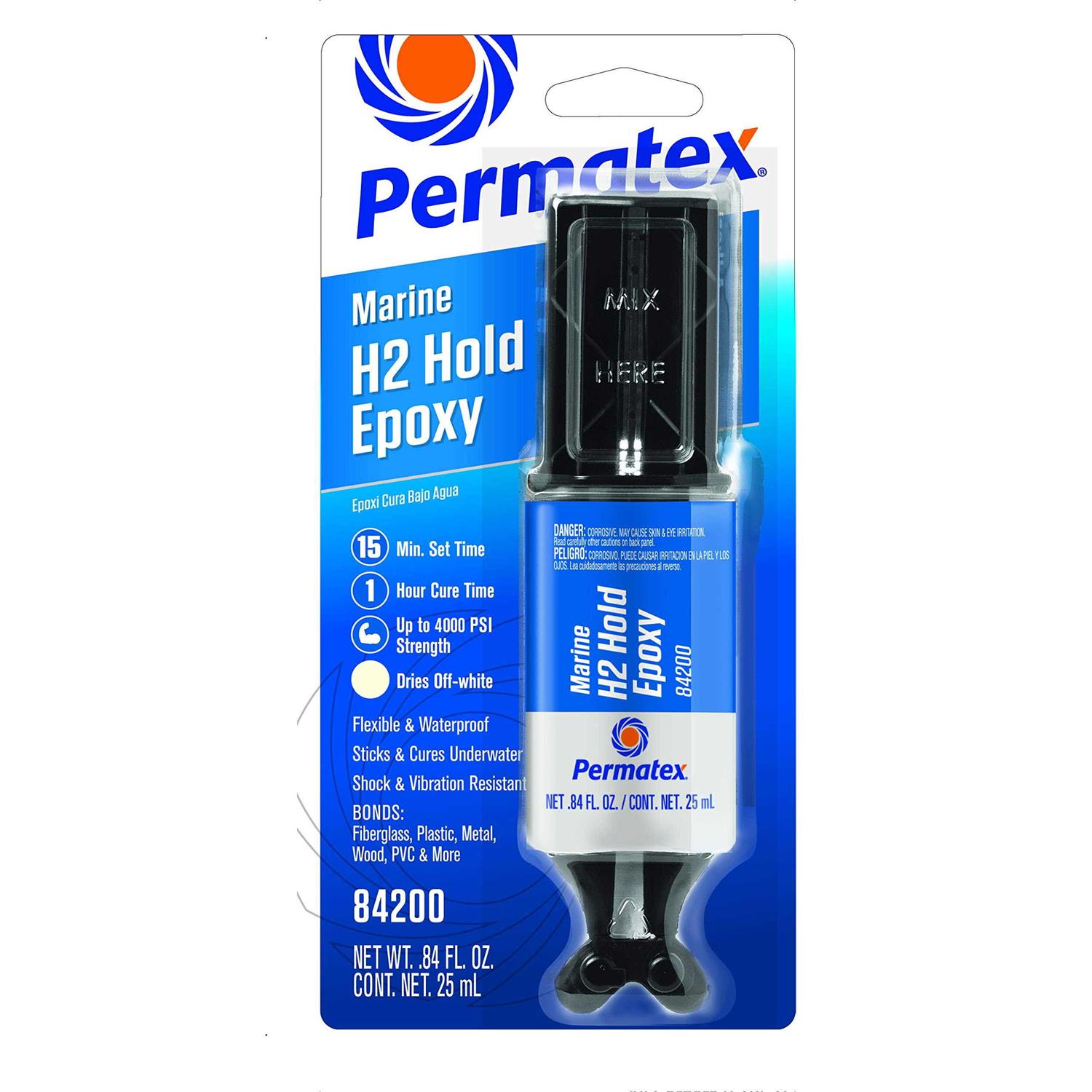 Permatex 84145 Permapoxy Black Plastic Weld - Zenithce