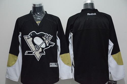 Penguins Blank Black Stitched Jersey - Zenithce