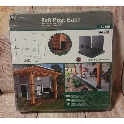 Ozco Ironwood Lite Post Base - Zenithce