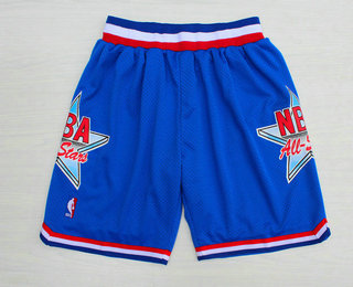 1992 All-Star Blue Hardwood Classics Swingman Shorts - Zenithce