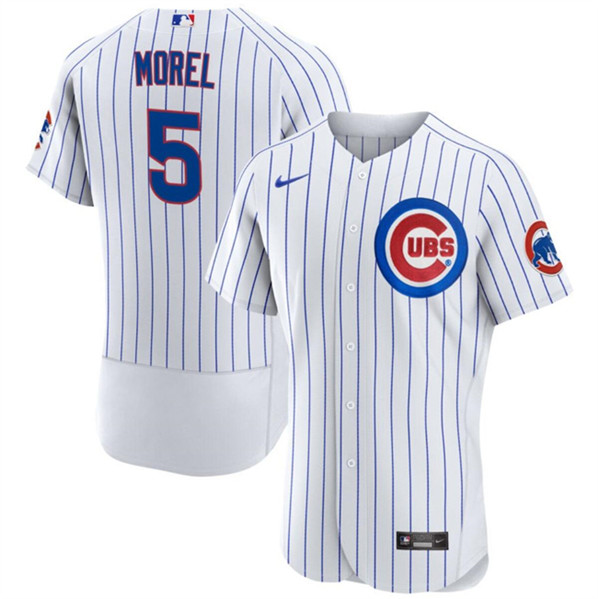 Chicago Cubs #5 Christopher Morel White Flex Base Stitched Jersey - Zenithce