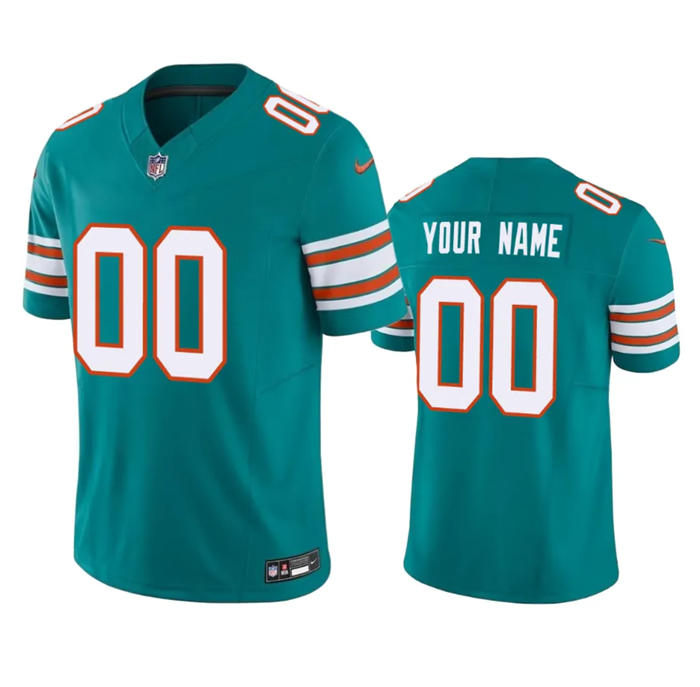 Miami Dolphins Custom Aqua 2023 F.U.S.E Vapor Limited Stitched Jersey - Zenithce