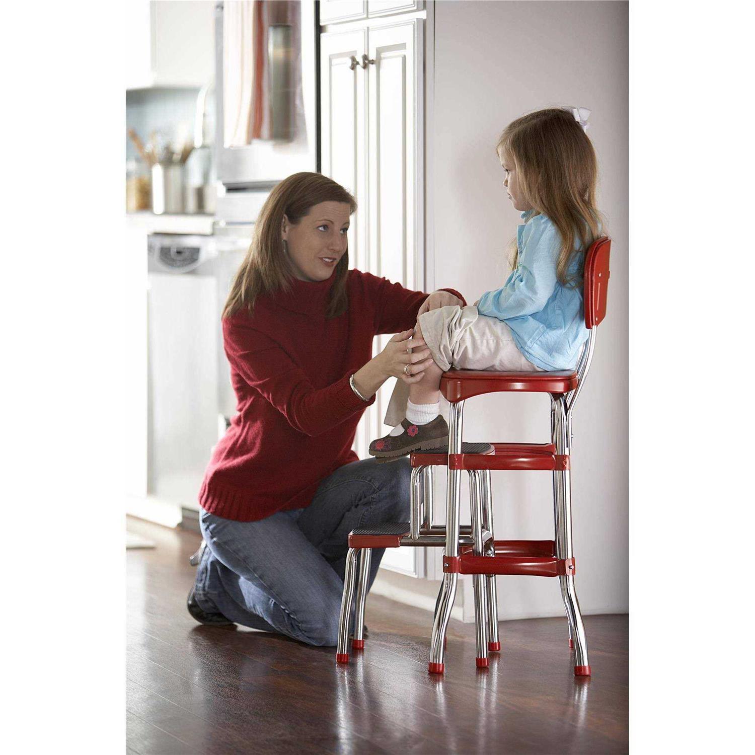 Cosco Retro Counter Chair/Step Stool - Zenithce