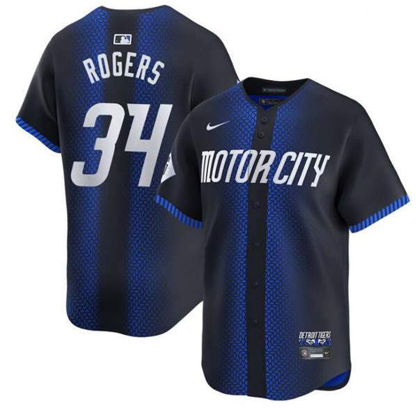 Detroit Tigers #34 Jake Rogers 2024 Navy City Connect Cool Base Limited Stitched Jersey - Zenithce