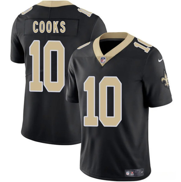 New Orleans Saints #10 Brandin Cooks Black 2025 Vapor Limited Stitched Jersey - Zenithce