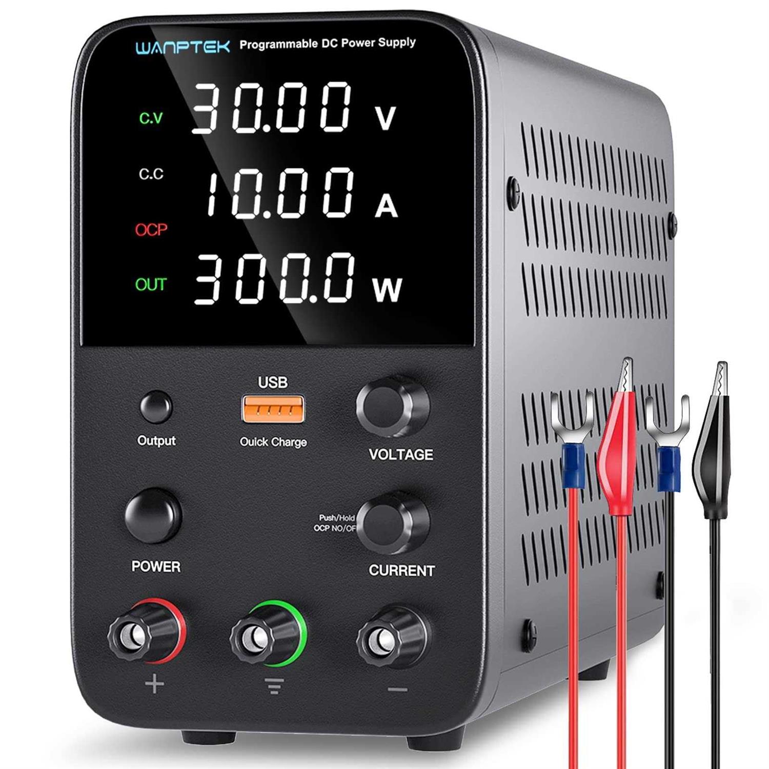 Wanptek Dc Power Supply Variable Adjustable Switching Regulated Power Supply with Encoder Coarse & Fine Adjustments Knob - Zenithce