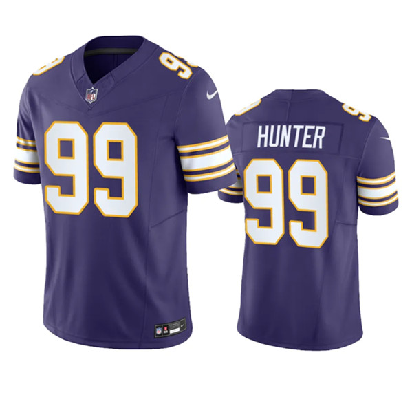 Minnesota Vikings #99 Danielle Hunter Purple 2023 F.U.S.E. Vapor Untouchable Stitched Jersey - Zenithce