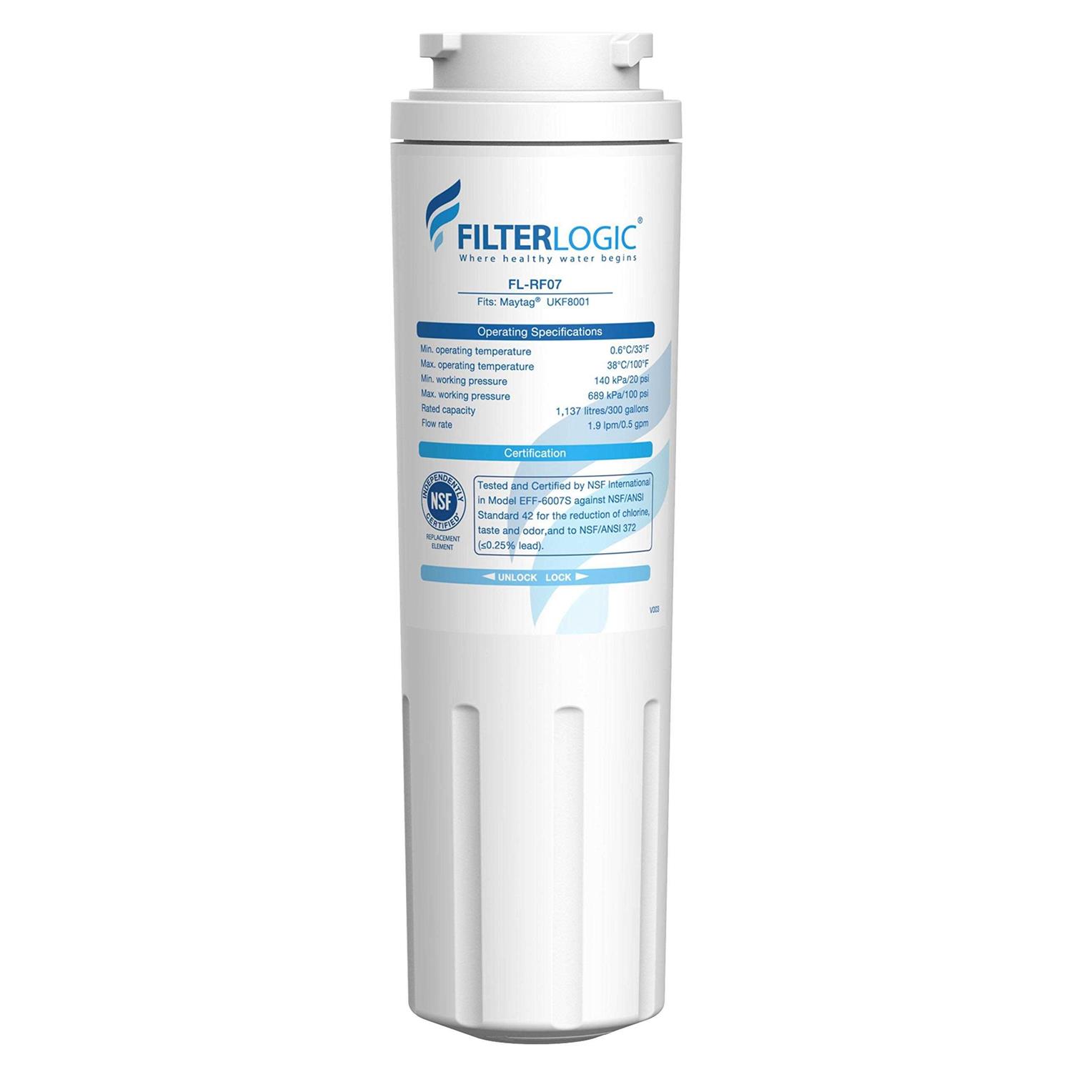 Filterlogic UKF8001 Replacement for EveryDrop Filter 4 Whirlpool - Zenithce