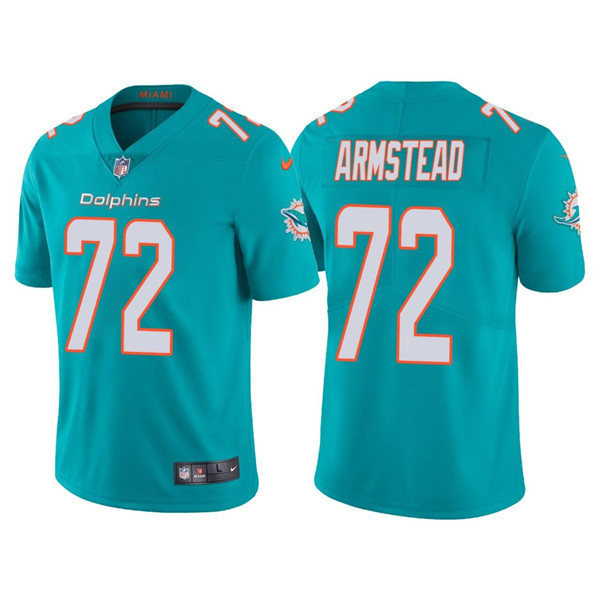 Miami Dolphins #72 Terron Armstead Aqua Vapor Untouchable Limited Stitched Football Jersey - Zenithce