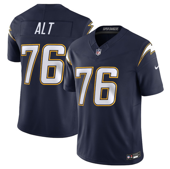 Los Angeles Chargers #76 Joe Alt Navy 2025 F.U.S.E. Alternate Vapor Limited Stitched Jersey - Zenithce