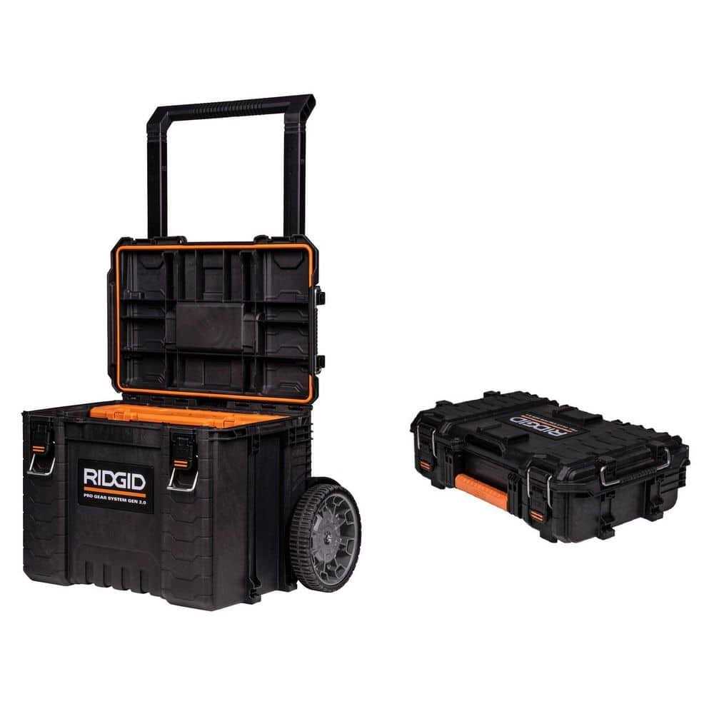 RIDGID 2.0 Pro Gear System 25 in. Rolling Tool Box and Tool Case - Zenithce