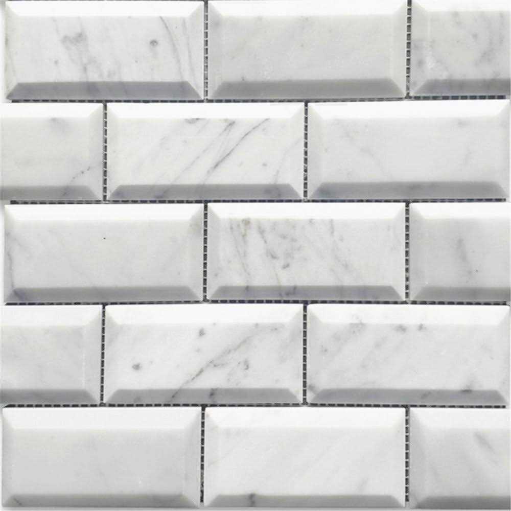 Marble Online Carrara White Marble Round Cover Edge Pencil Liner Trim Molding - Zenithce