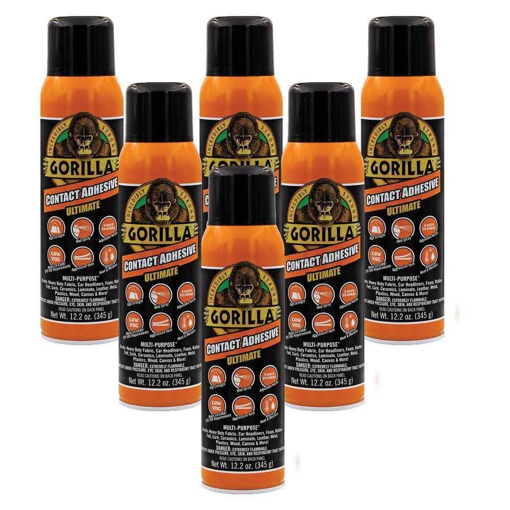 Gorilla 12.2 oz Ultimate Spray Contact Adhesive - Zenithce