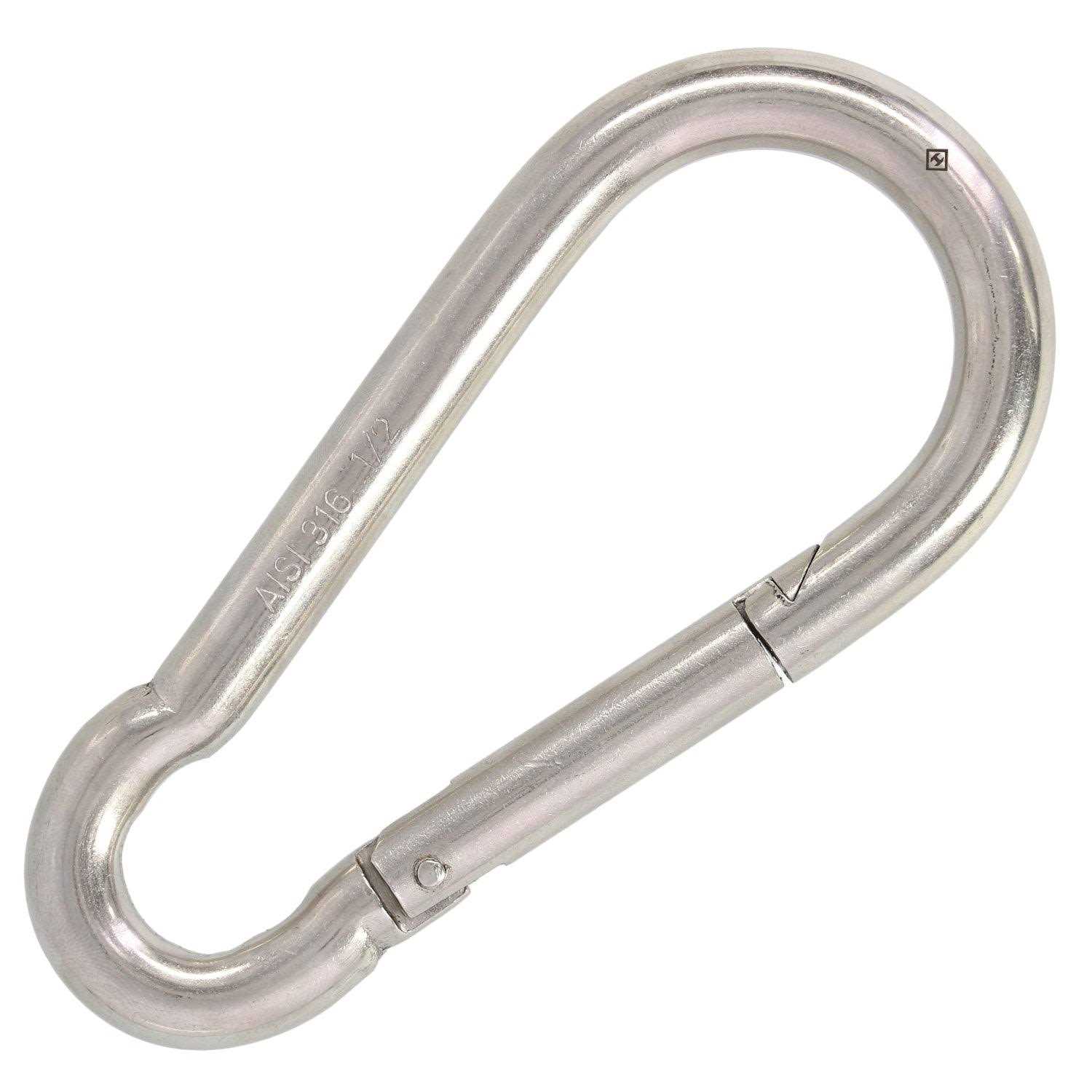 Stainless Steel Spring Snap Link - Zenithce