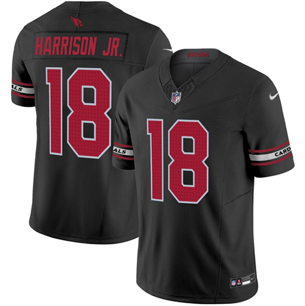 Arizona Cardinals #18 Marvin Harrison Jr Black 2024 Draft F.U.S.E. Vapor Untouchable Limited Stitched Jersey - Zenithce