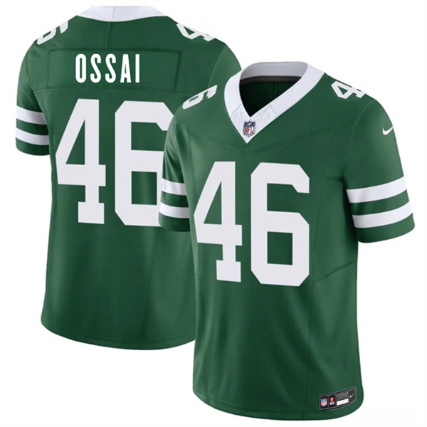 New York Jets #46 Joseph Ossai Green 2026 F.U.S.E. Vapor Untouchable Limited Stitched Jersey - Zenithce