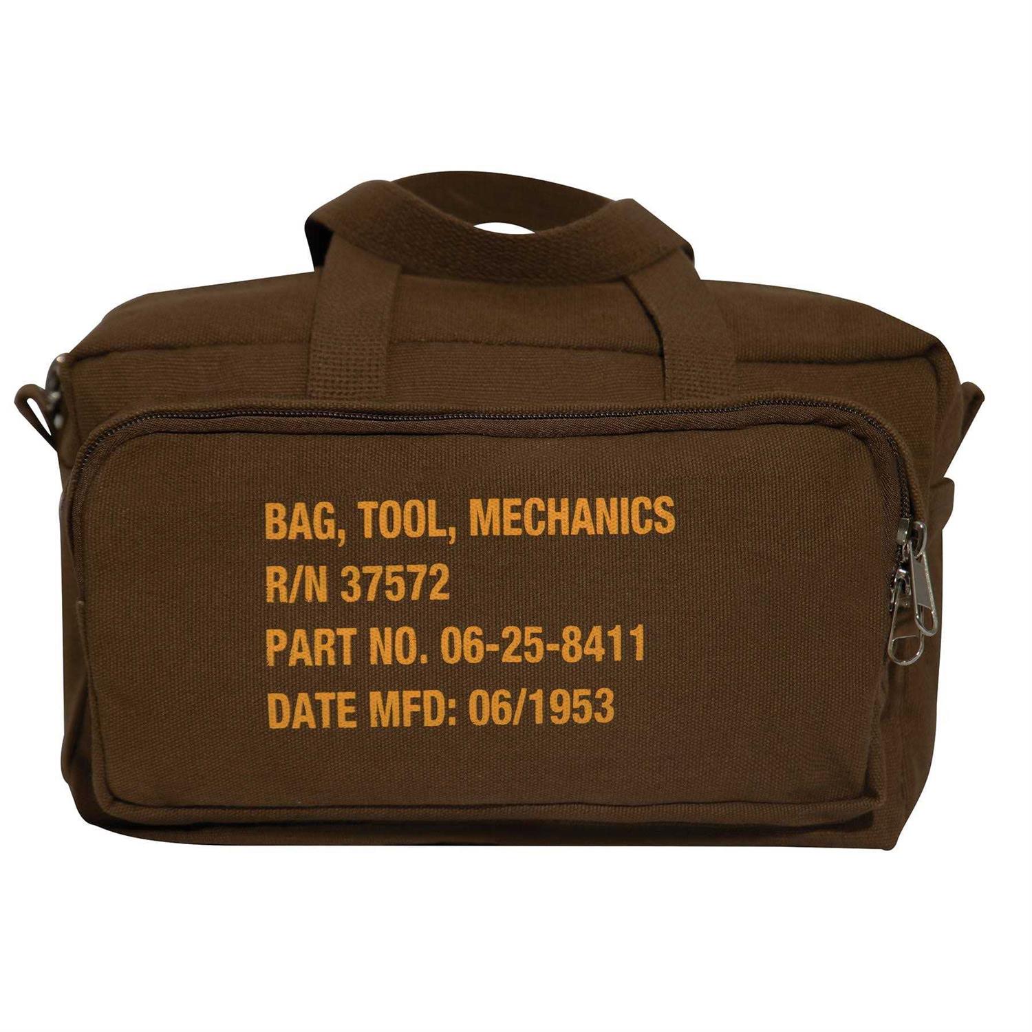 Rothco G.I. Type Zipper Pocket Mechanics Tool Bag With Military Stencil - Zenithce