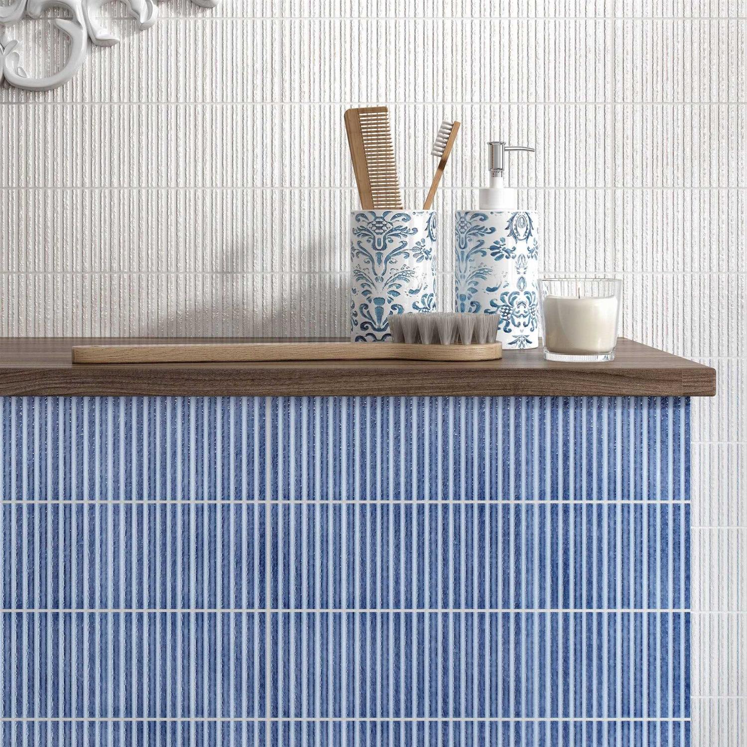 MOLOVO Soldeu 2.95 in. x 11.81 in. Polished Ceramic Wall Tile - Zenithce