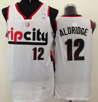 Portland Trail Blazers #12 LaMarcus Aldridge Rip City White Swingman Jersey - Zenithce