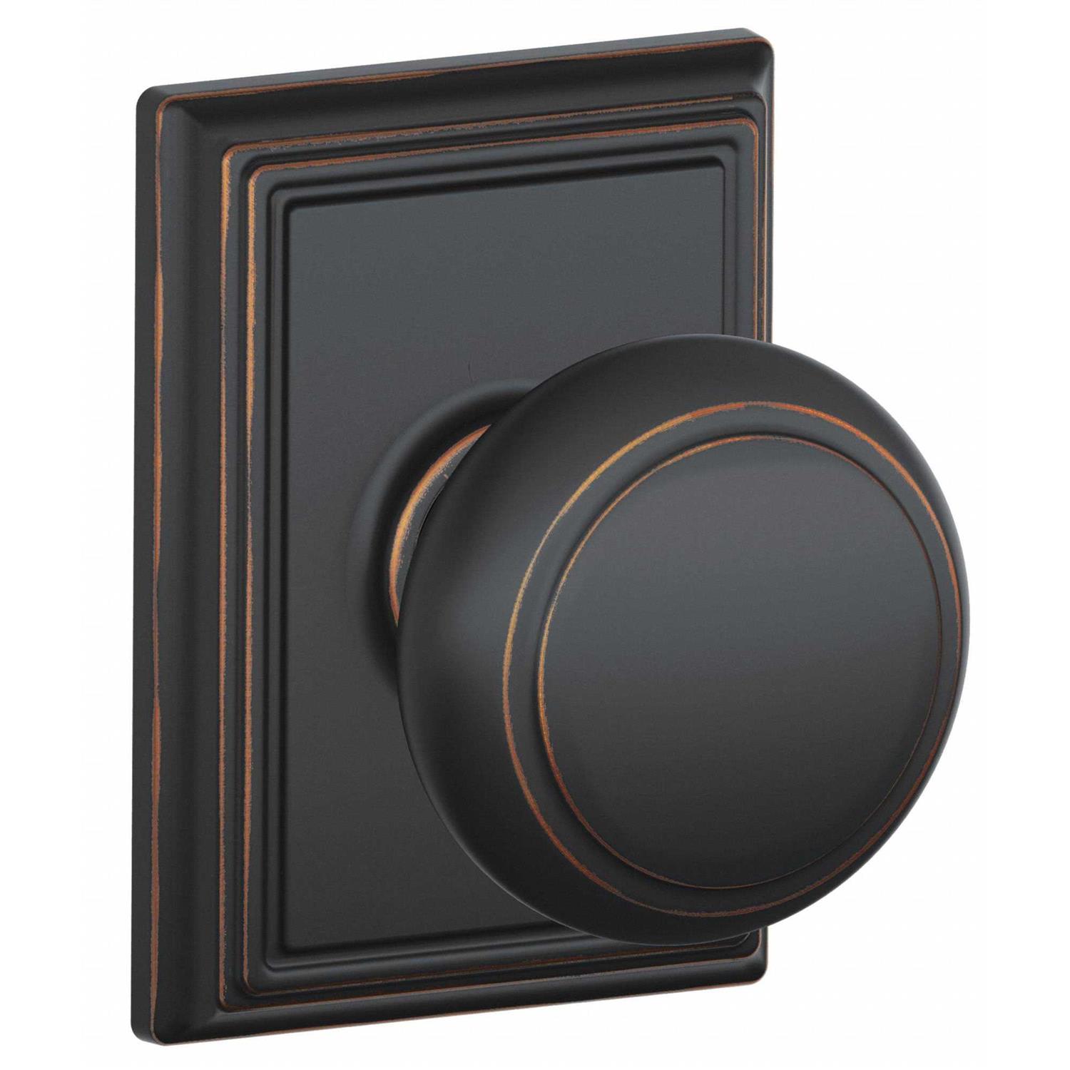 Schlage Andover Passage Knob AB F10AND716 - Zenithce