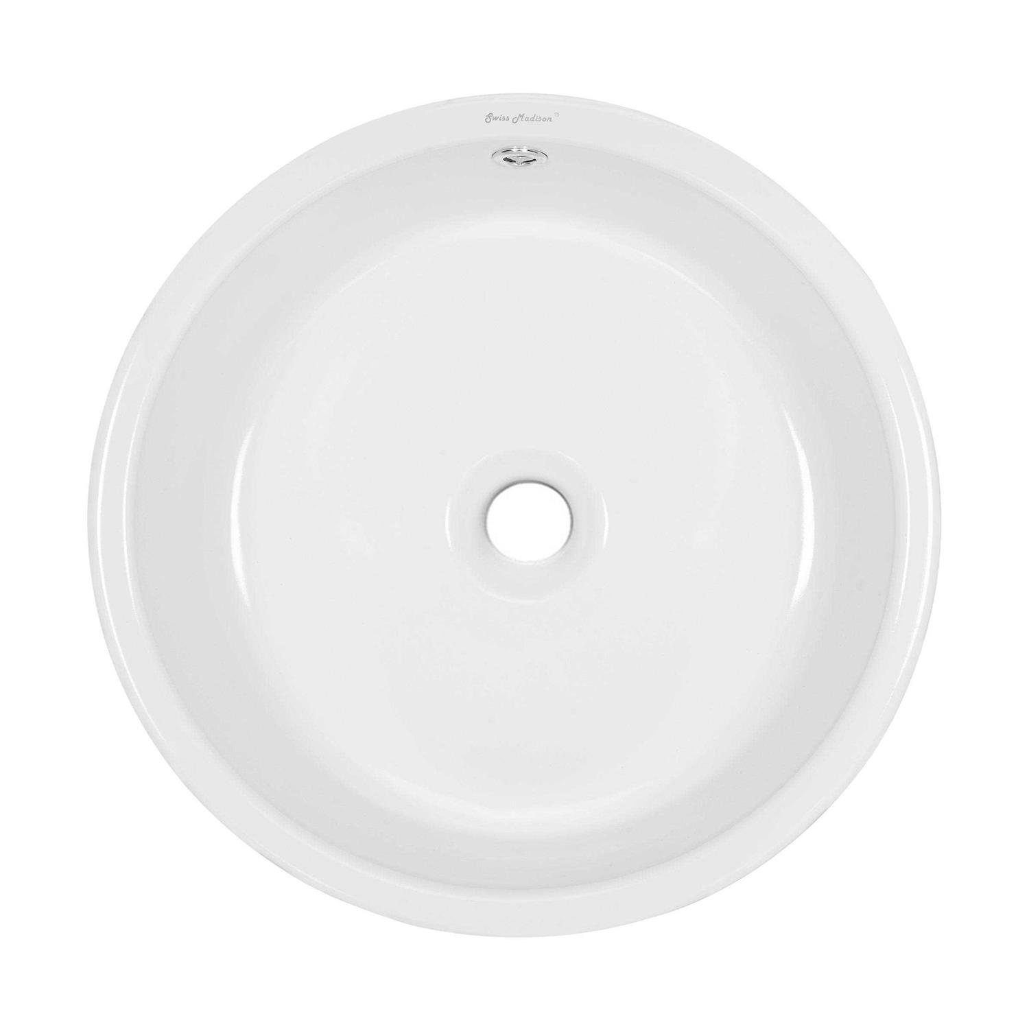 Swiss Madison Monaco Round Vessel Sink - Zenithce