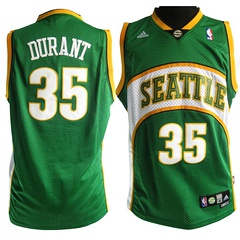 Seattle Supersonics #35 Kevin Durant 2007-08 Green Swingman Jersey - Zenithce