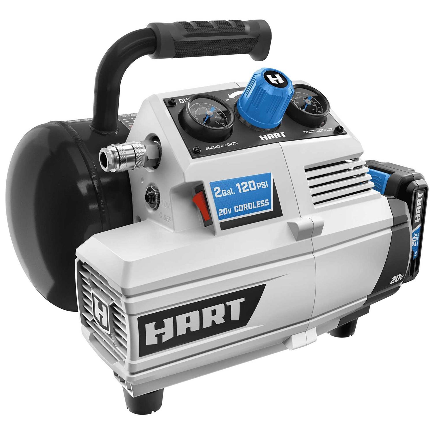 Hart 20-Volt 18-Gauge 2-Inch Brad Nailer Kit 20-Volt Lithium-Ion 1.5Ah Battery - Zenithce