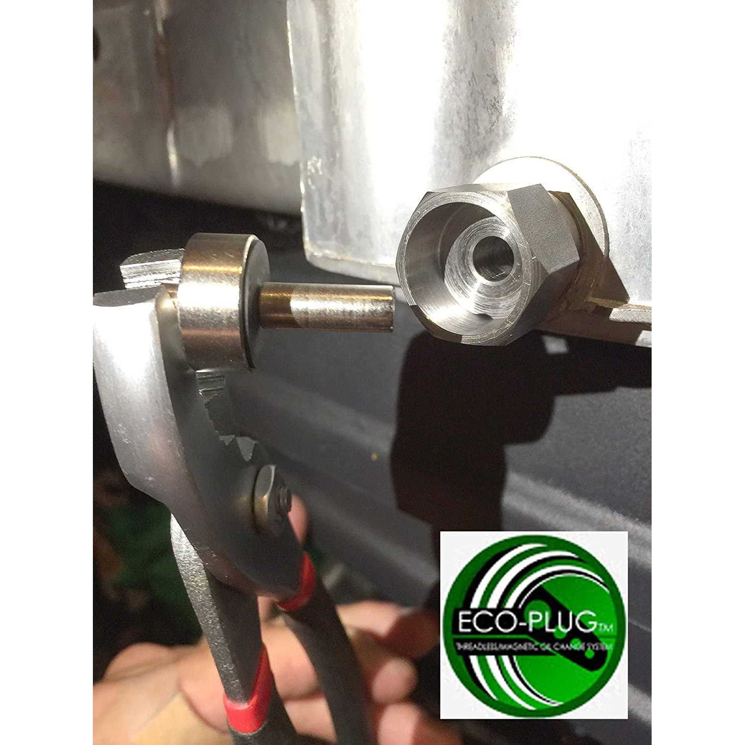 Eco-Plug Oil Drain Plug Aluminum Oil Tapered Drain - Zenithce