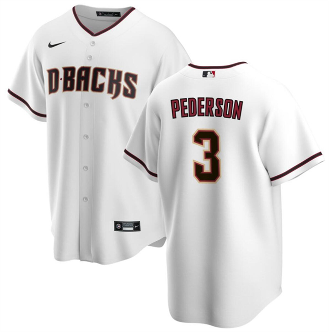 Arizona Diamondbacks #3 Joc Pederson White Cool Base Stitched Jersey - Zenithce